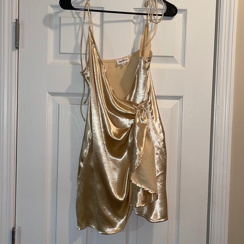 Gold Super down dress